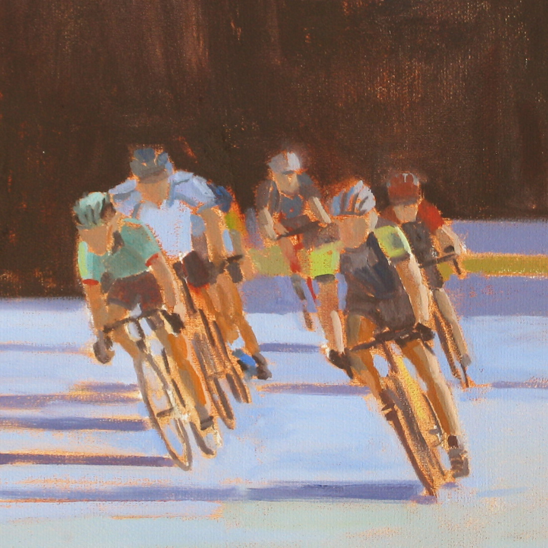 famous cycling paintings