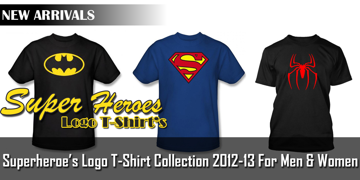 Superheroes Logo T-Shirt Collection 2012-2013 | Cartoon Logo T-Shirt's For Men And Women