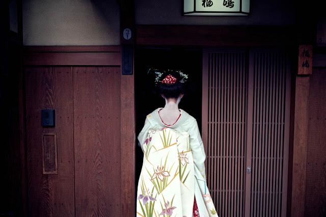 Maiko en Gion