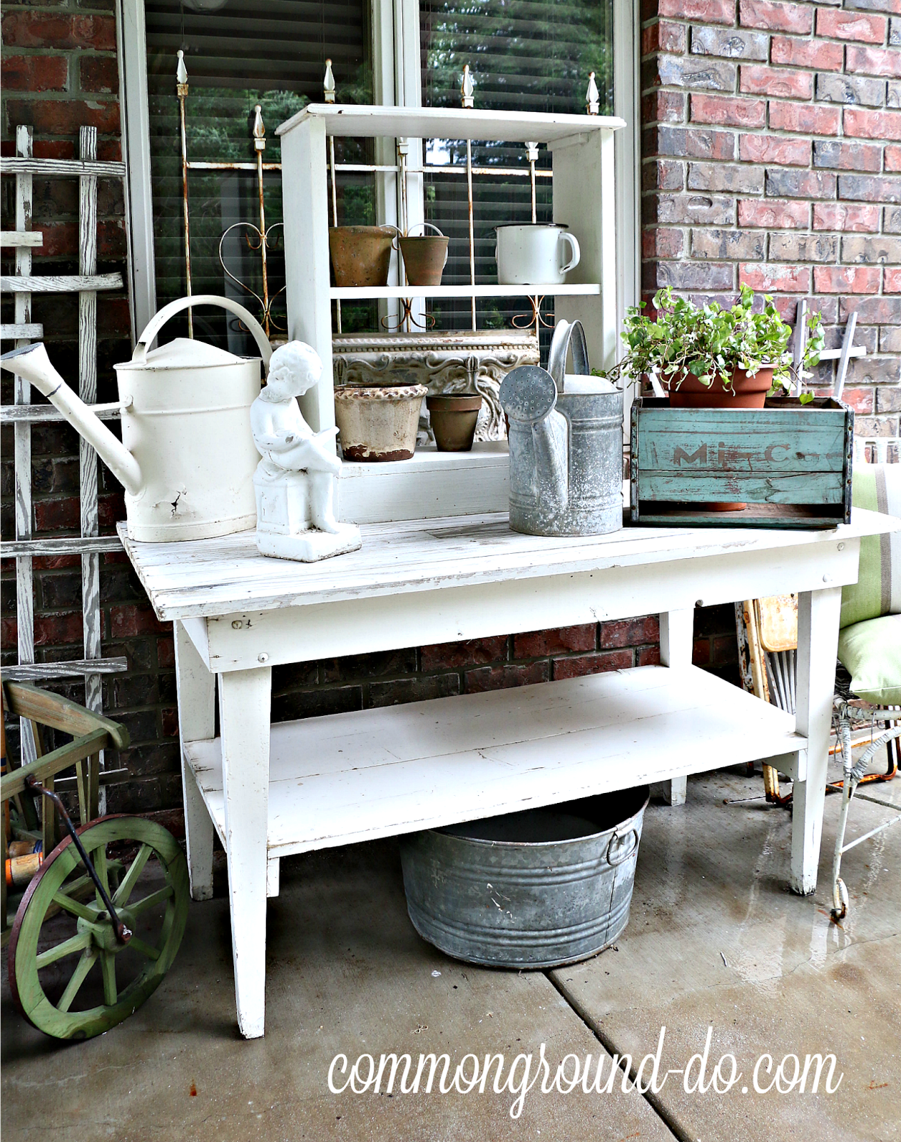 potting tables for outdoors lowe s on Common Ground Potting Bench And Patio