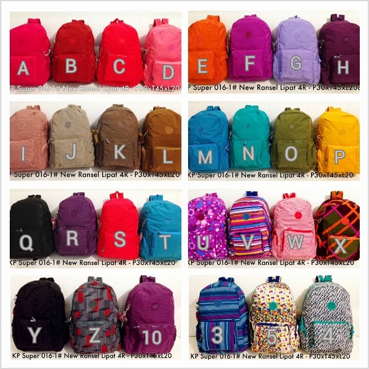 Kipling Shop Indonesia Kipling Super 0161 Backpack Lipat 4R Rp 160