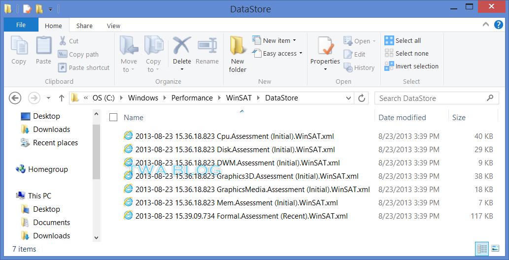 ว ธ ประเม น windows experience index wei คอมพ วเตอร windows 8 1