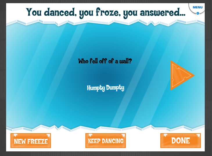 The Library Voice I Made My Own Nursery Rhymes GoNoodle Freeze It Game
