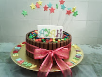 Rainbow cake-8" available with buttercream, freshcream, cream cheese & choc ganache