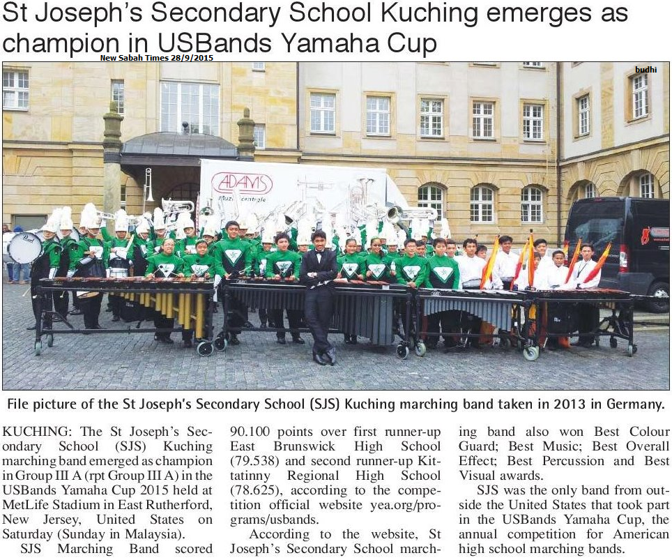 Blog Koleksi Akhbar Pendidikan New Sabah Times St Joseph's Secondary