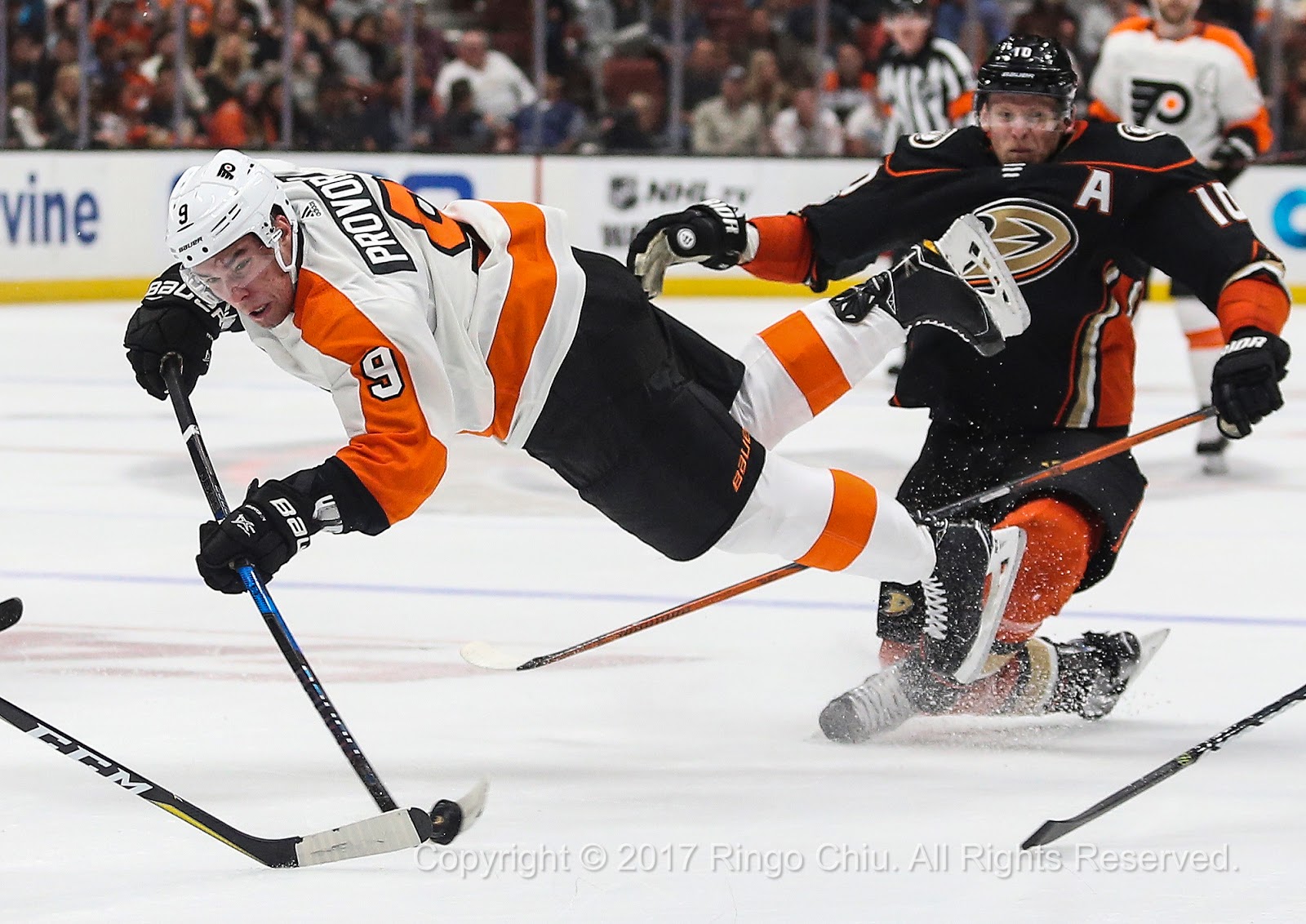 Ringo Chiu Photography: 20171007 Anaheim Ducks vs Philadelphia Flyers 