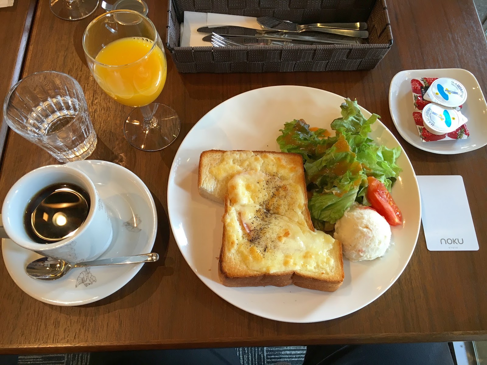Breakfast at Noku Hotel, Kyoto, Japan Travel is my favorite Sport