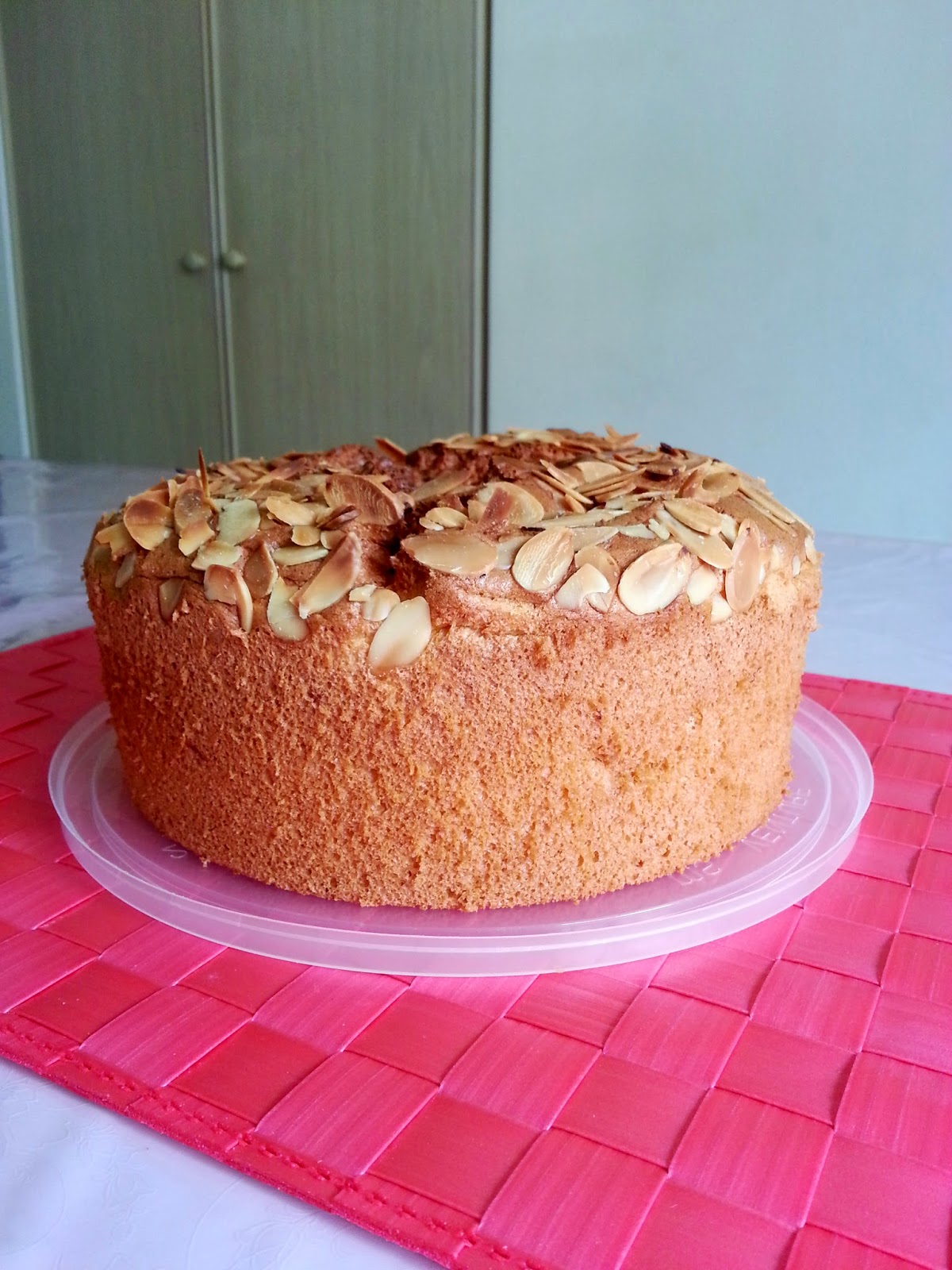 Baking on Cloud 9 Almond orange chiffon cake