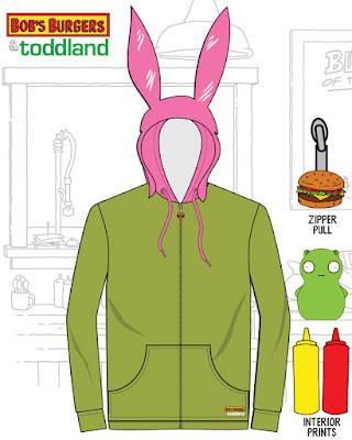 San Diego Comic-Con 2016 Exclusive Bob's Burgers x toddland Clothing Collection