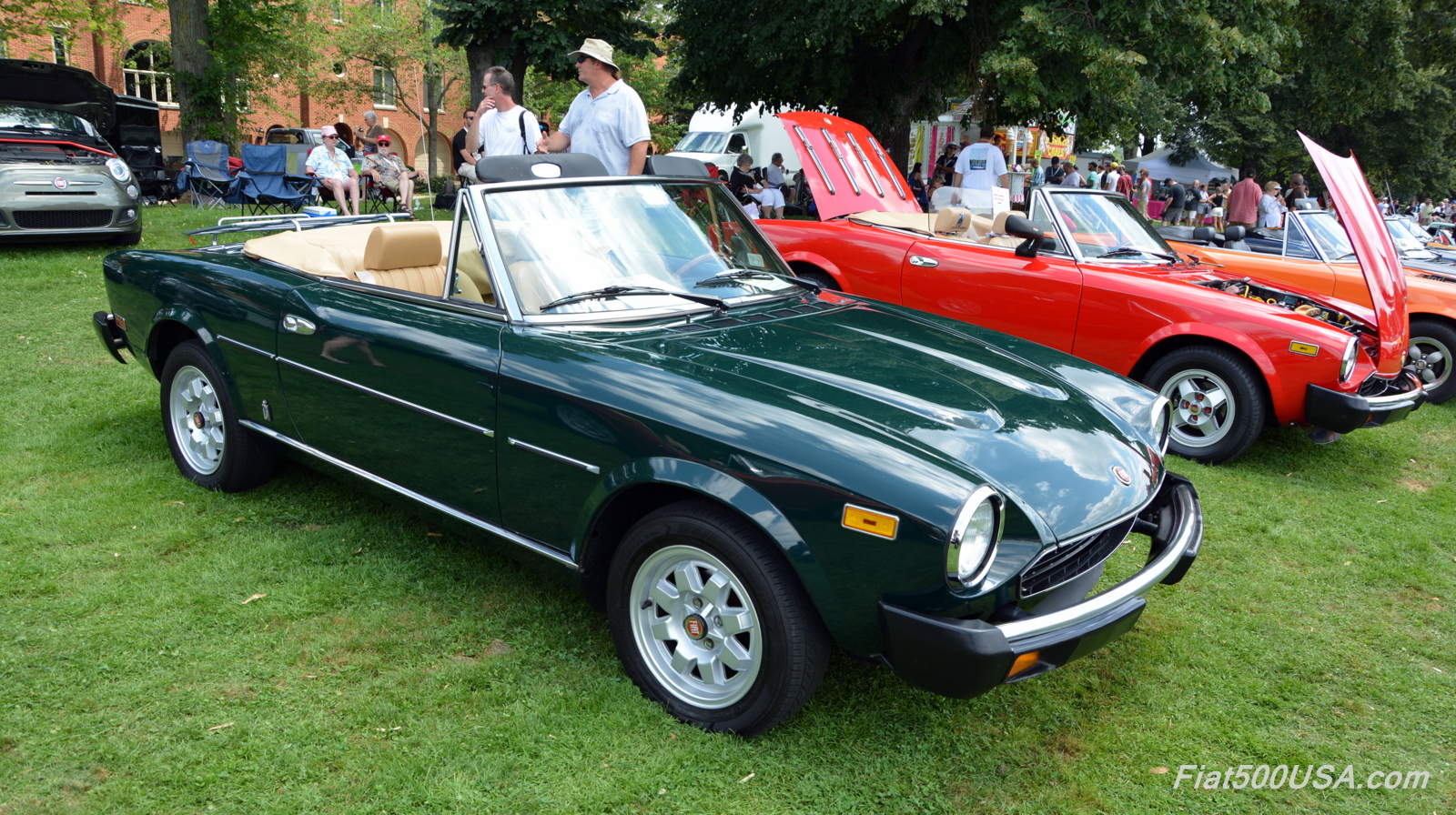 Fiat 124 Spider Celebrates 50 Years Fiat 500 Usa