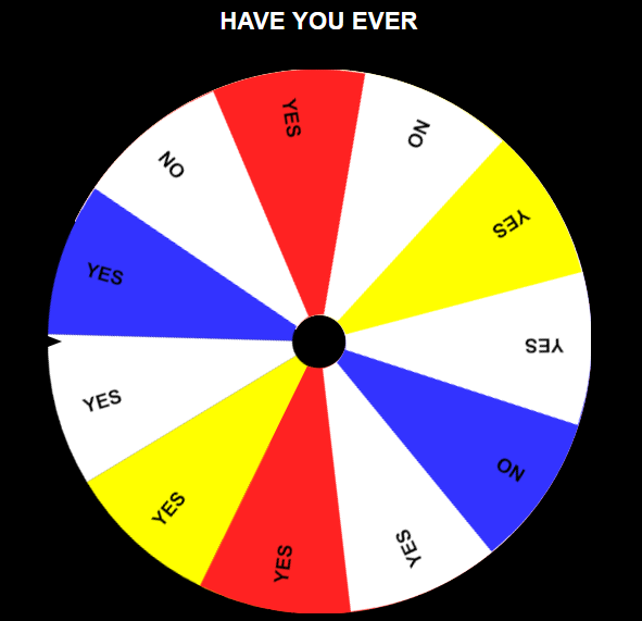 About: YES or NO wheel - spin to decide (Google Play version)