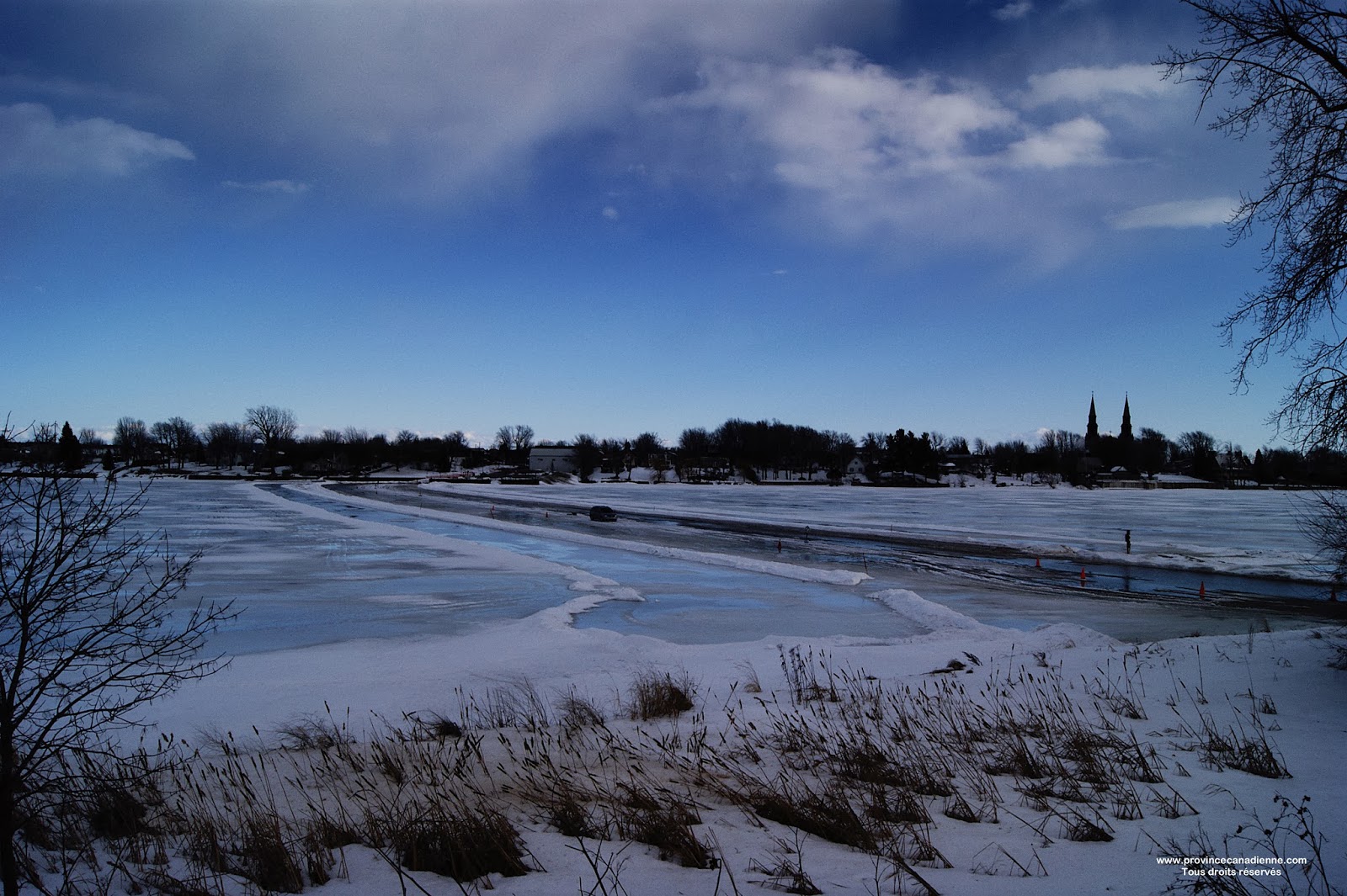 Province canadienne Le pont de glace de SaintAntoineSurRichelieu