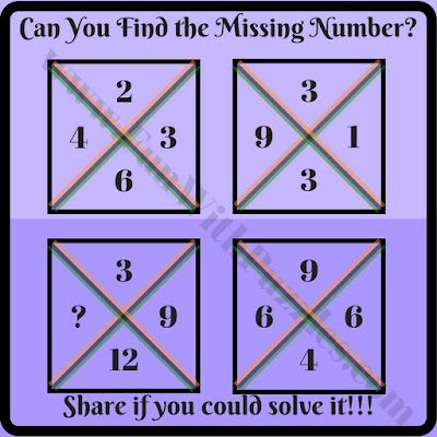 Easy math square brain teaser riddle Easy math square brain teaser riddle