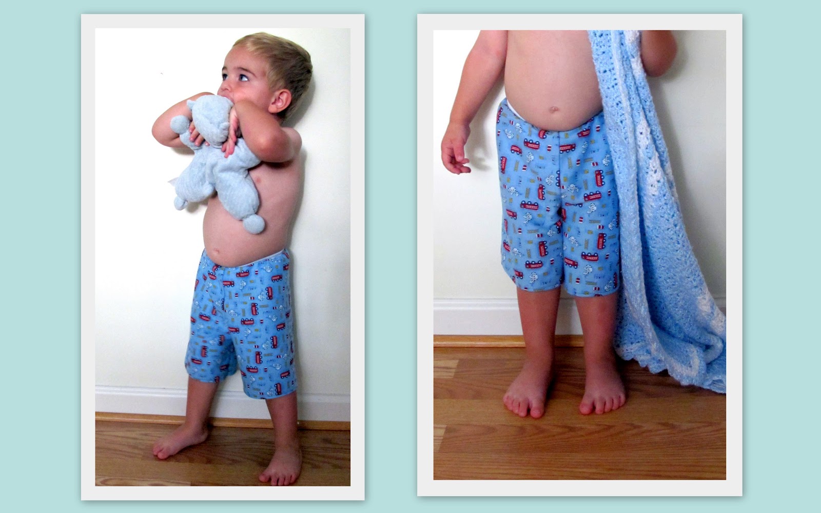 Love City Little Boy Pajama Pants Pattern
