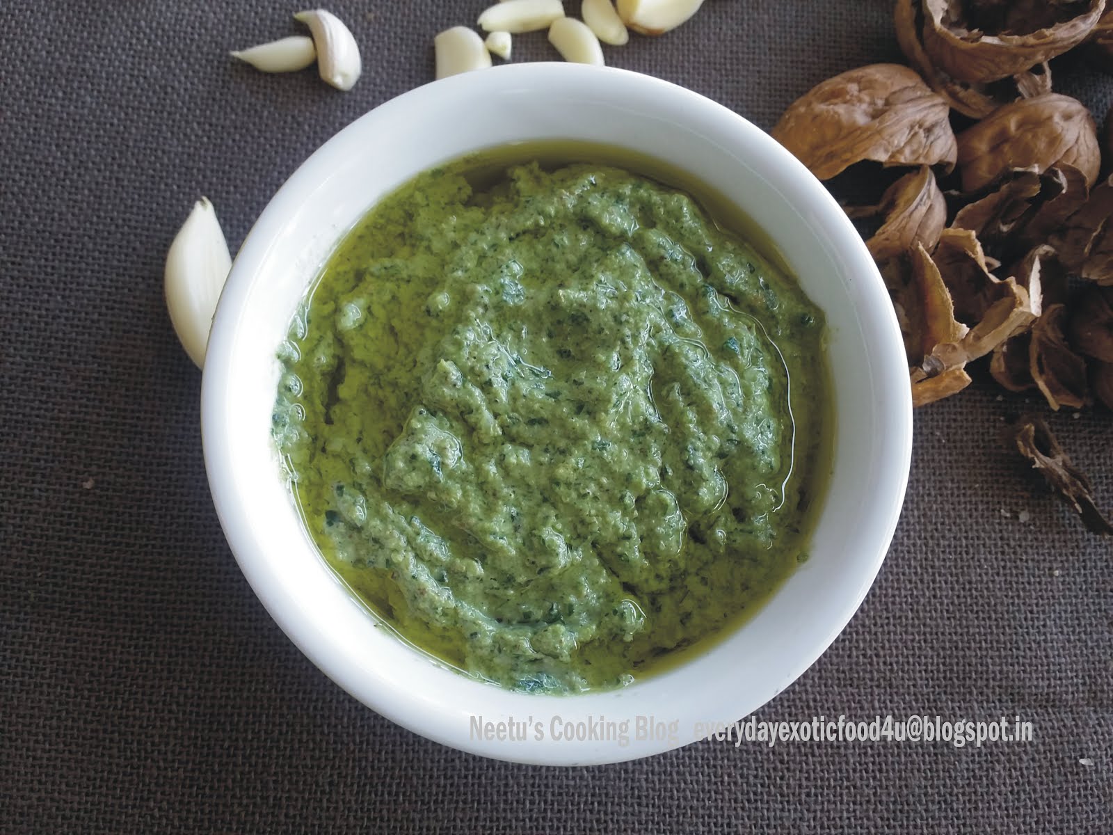 Basil Walnut Pesto