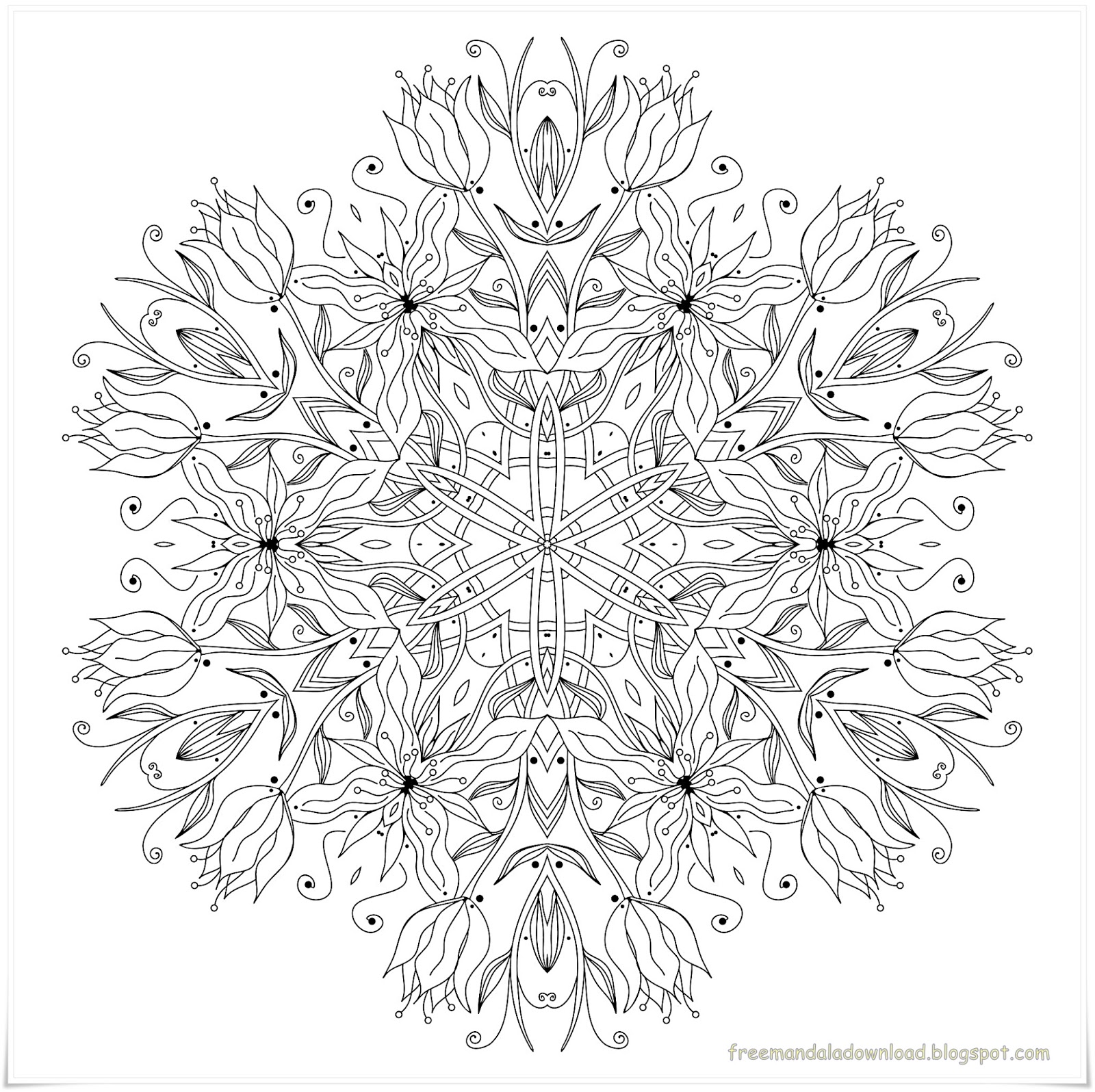 Schwierige Mandalas kostenloser Download von hoher Qualität /Difficult