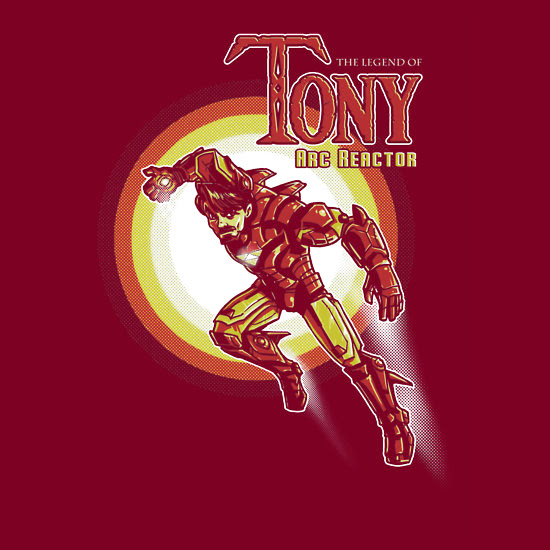 Today's T : 今日のトニー・スタークの伝説 Tシャツ