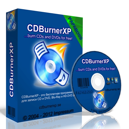 CDBurnerXP 4.5.8 Buid 7035 Unduh Patch