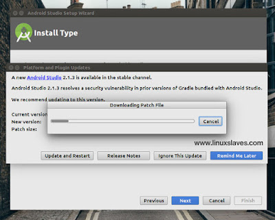 Update Android Studio in Ubuntu Linux Desktop