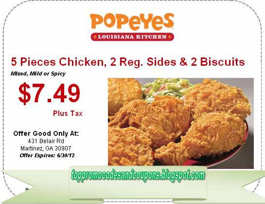 Popeyes coupons greenbelt md