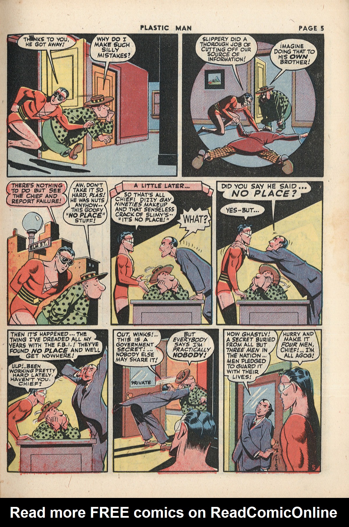 Read online Plastic Man (1943) comic -  Issue #2 - 7