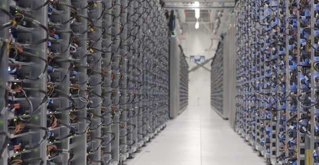 Google's server room