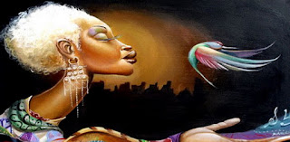 Pinturas Caras Mujeres Africanas  