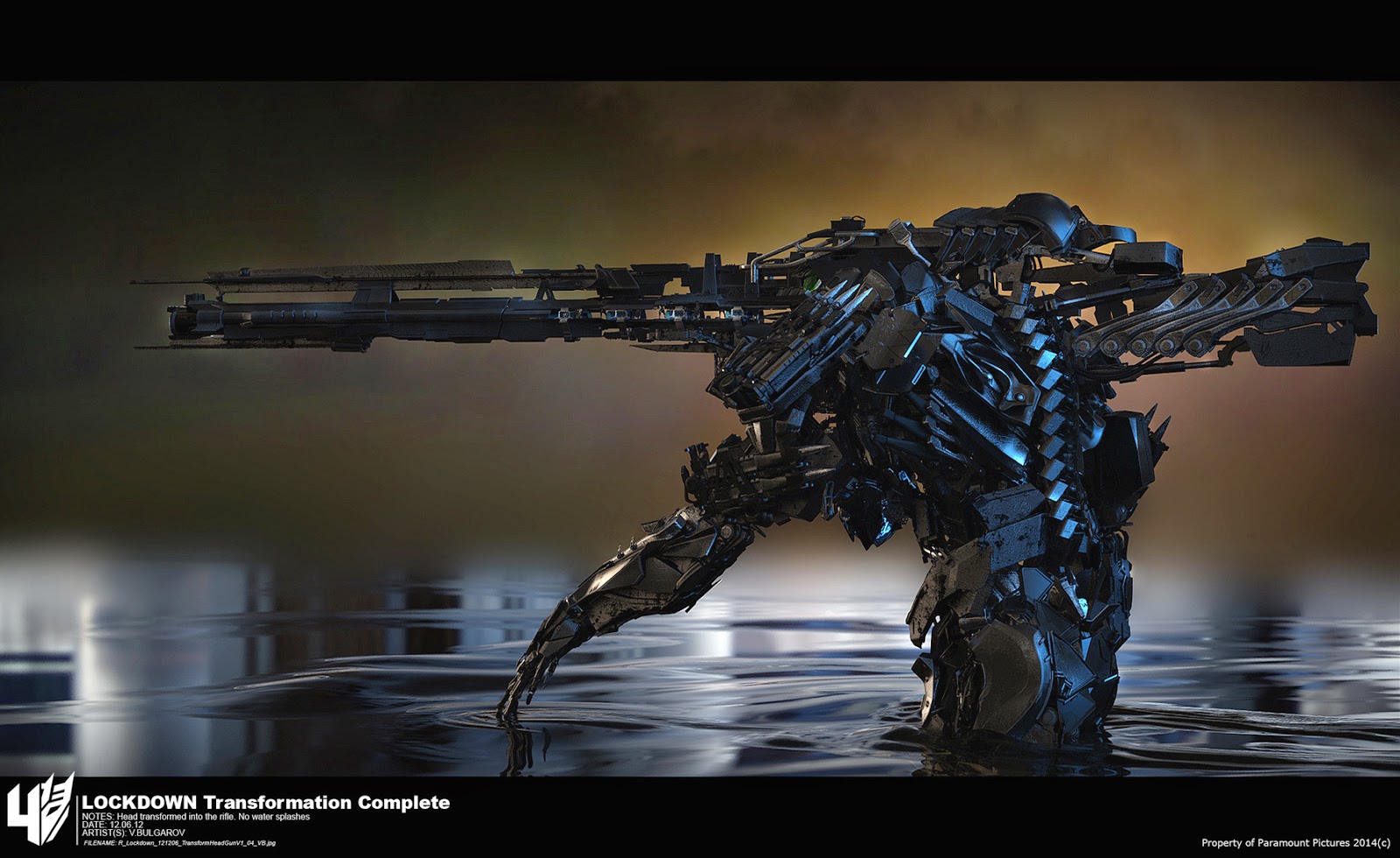TRANSFORMERS 4 Age Of Extinction Lockdown's Weapon Computer Graphics