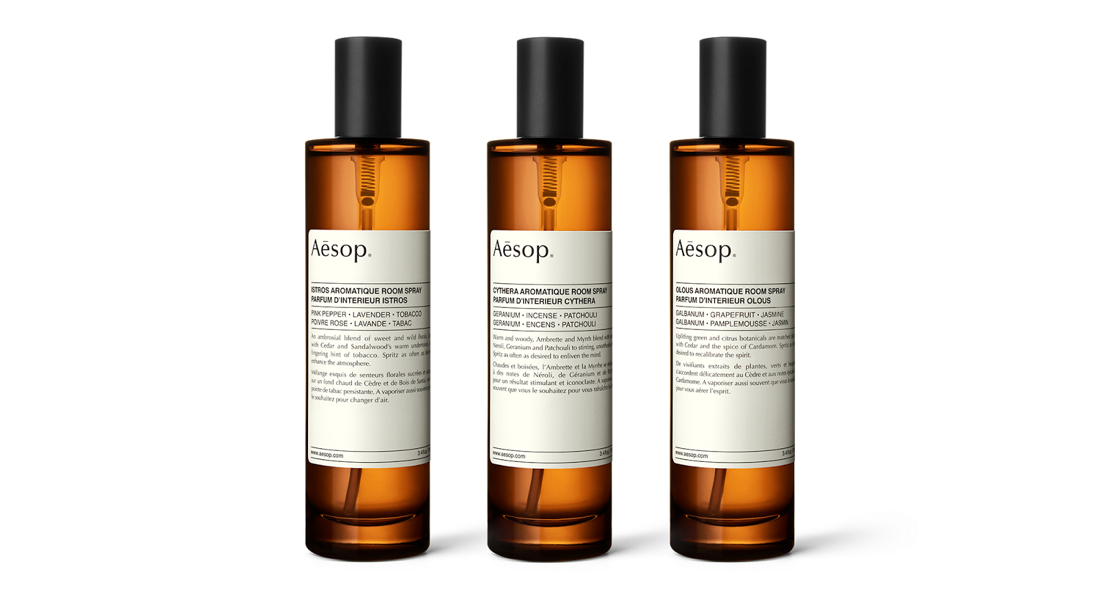 Love It Aesop Unveils Its Aromatique Room Sprays
