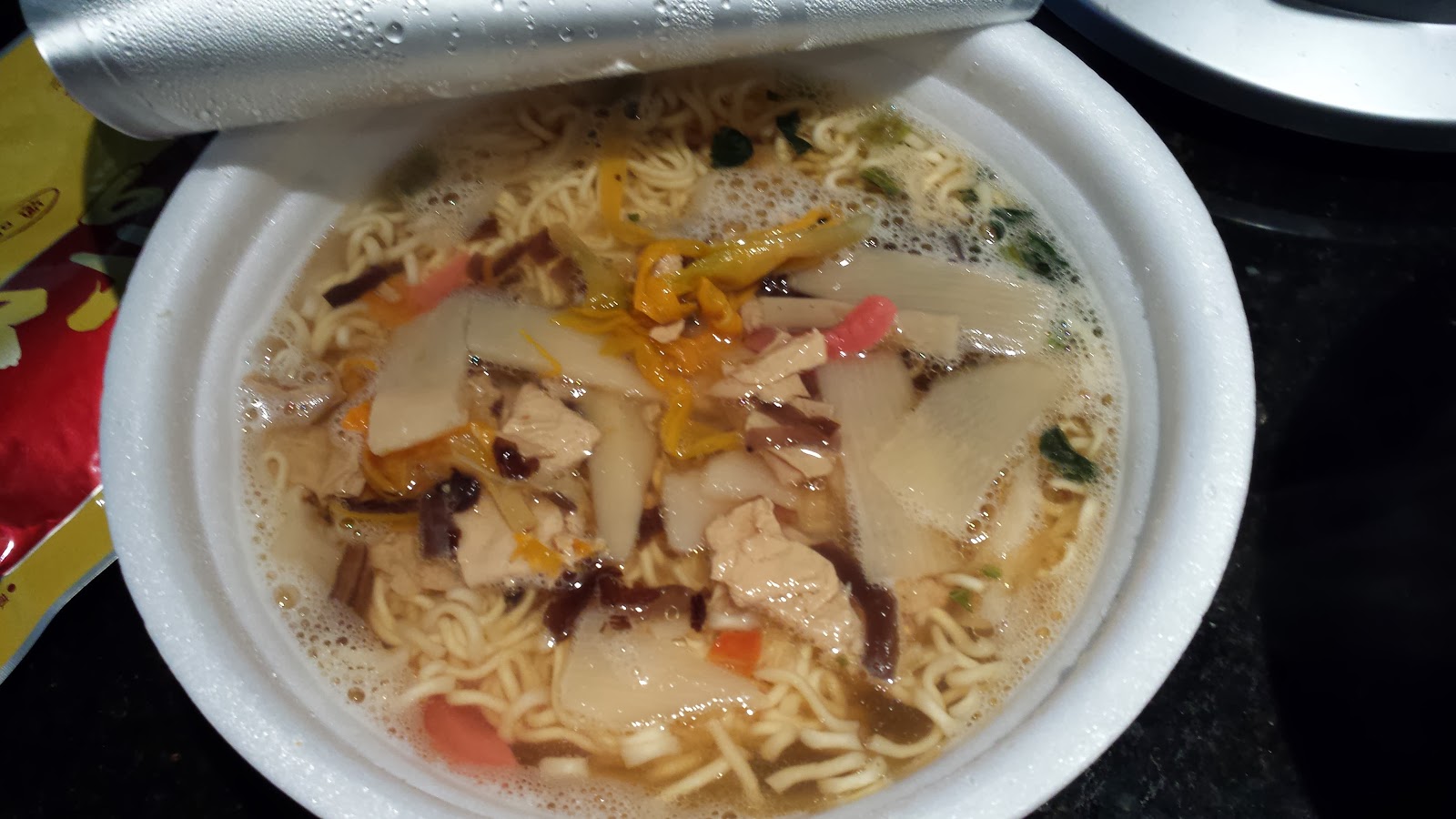 Ramen Diet Day 10 What is this pink thing?