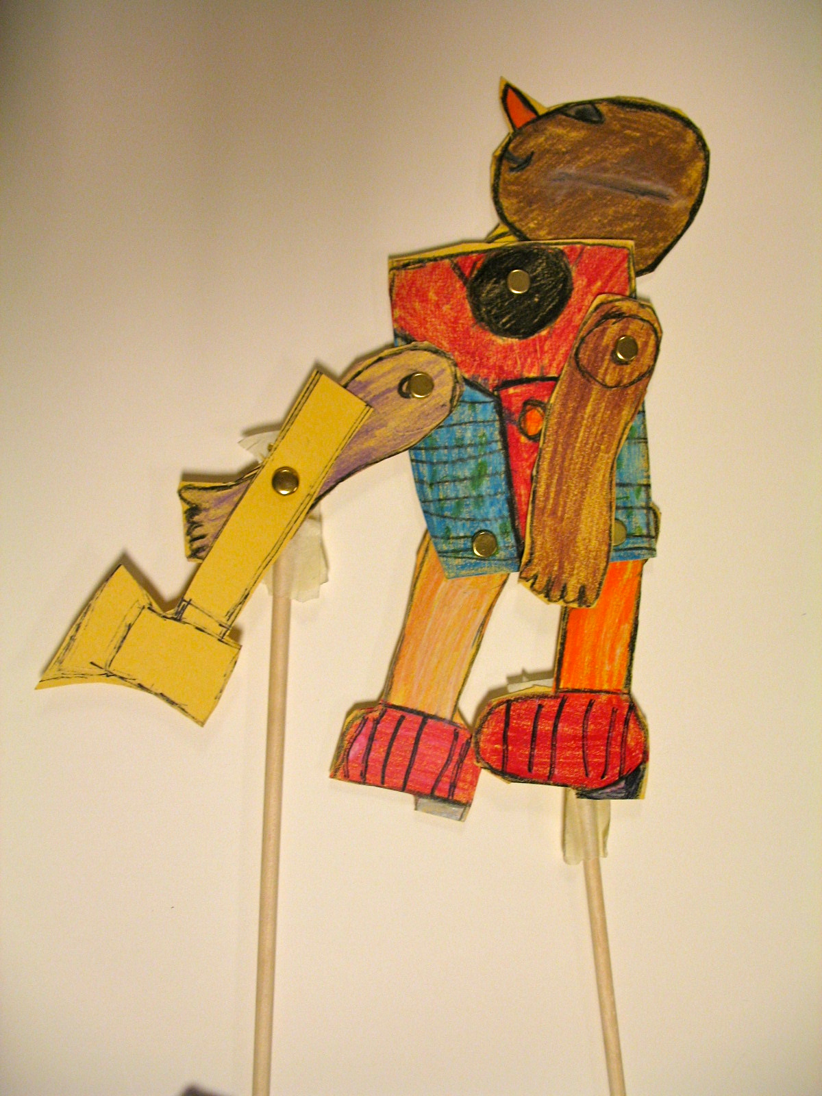 Adventures of an Artist Teacher: Post-It to the Puppets