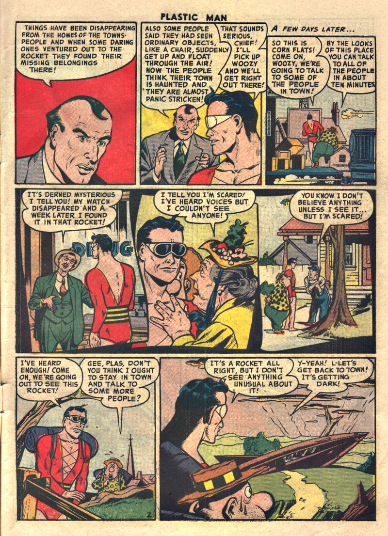 Read online Plastic Man (1943) comic -  Issue #36 - 3