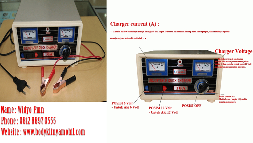 Rayden Charger Accu 10Ampere