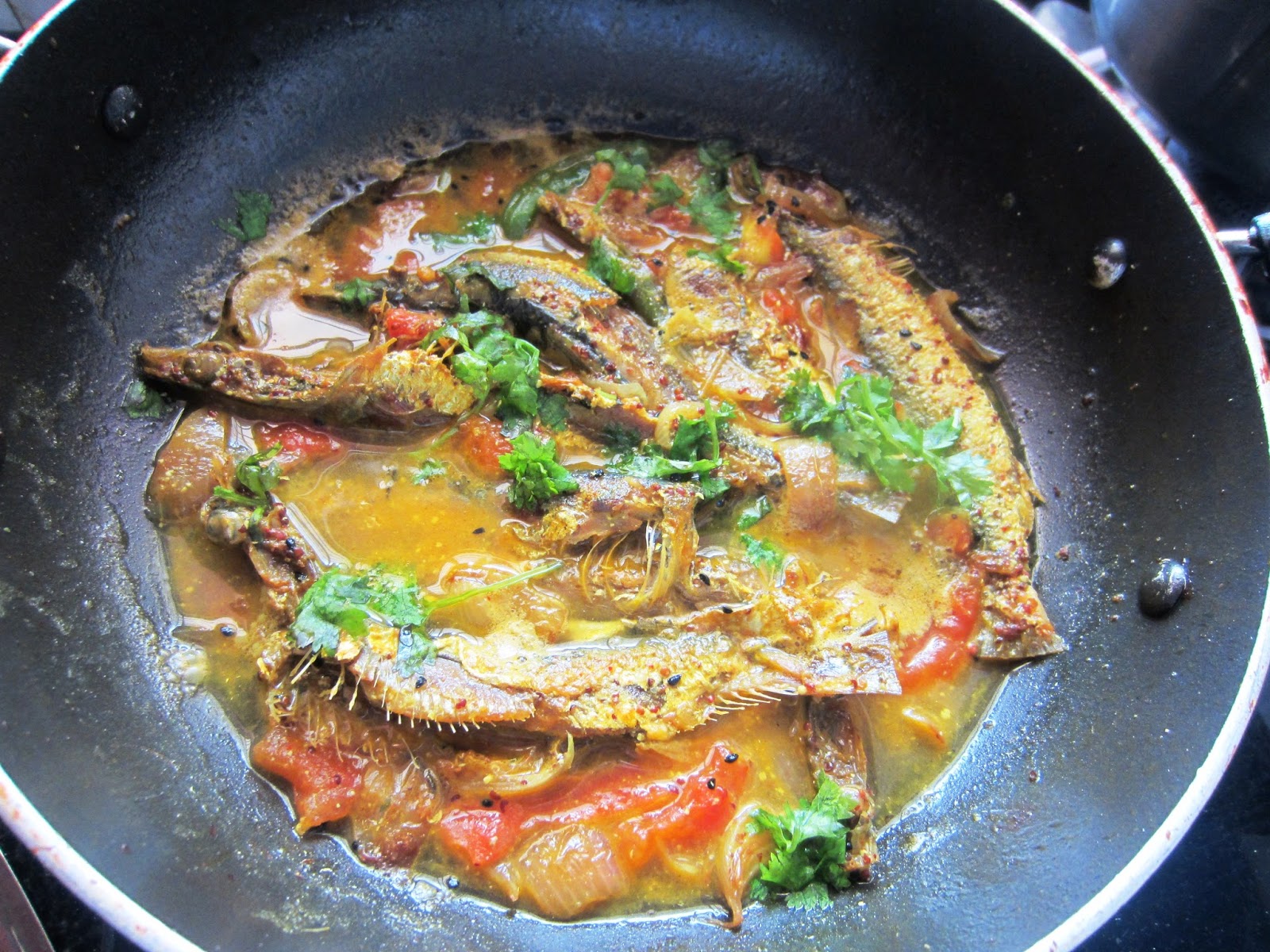 Baisali's homely kitchen Sardine kalonji jhal Sardine in mustard