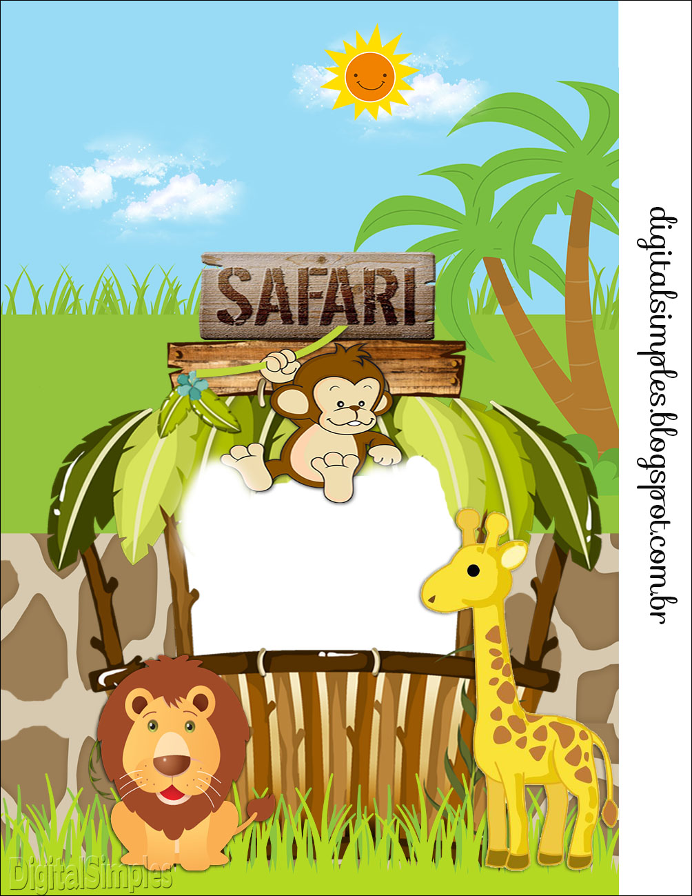 Safari Babies Free Printable Candy Bar Labels. Oh My Baby!