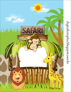 Safari Babies: Free Printable Candy Bar Labels. Safari Babies, Free Printable Labels.