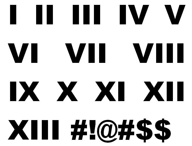 Deep Within Roman Numbers