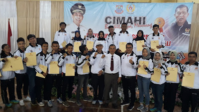 Atlet Porda  Kota Cimahi Mendapat Kadedeuh Total Rp 1,4 Milyar