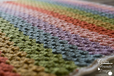 Peaked Shell Afghan crochet pattern