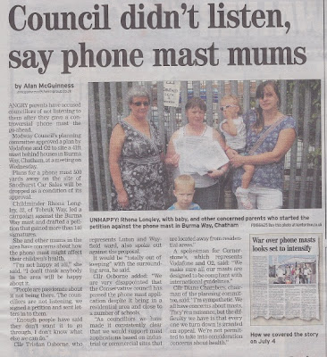 Luton & Wayfield Labour: Burma Way Phone mast