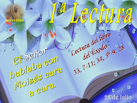 Resultado de imagen para En aquellos días, Moisés levantó la tienda de Dios y la plantó fuera,