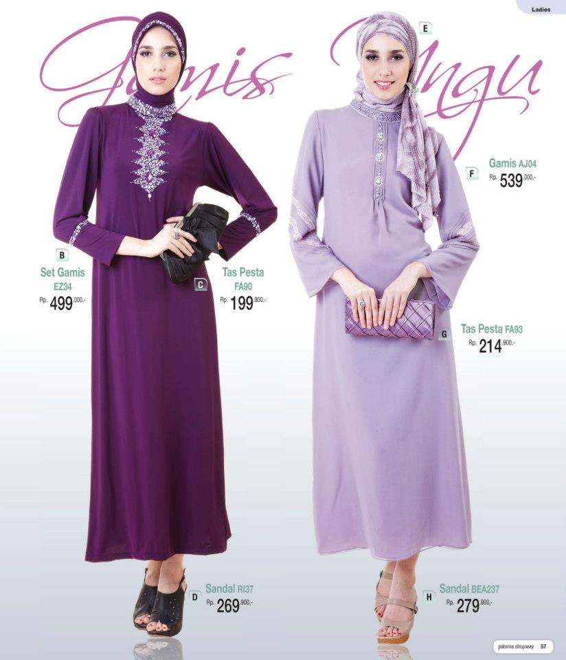 Busana Gamis  Muslim Modern Terbaru  Dan Baju Atasan Murah