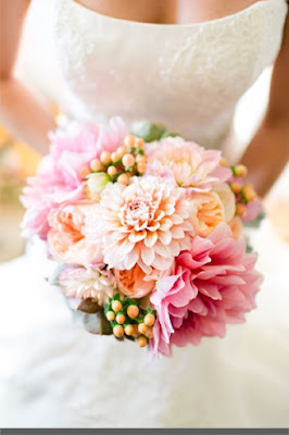 Dahlia wedding flowers