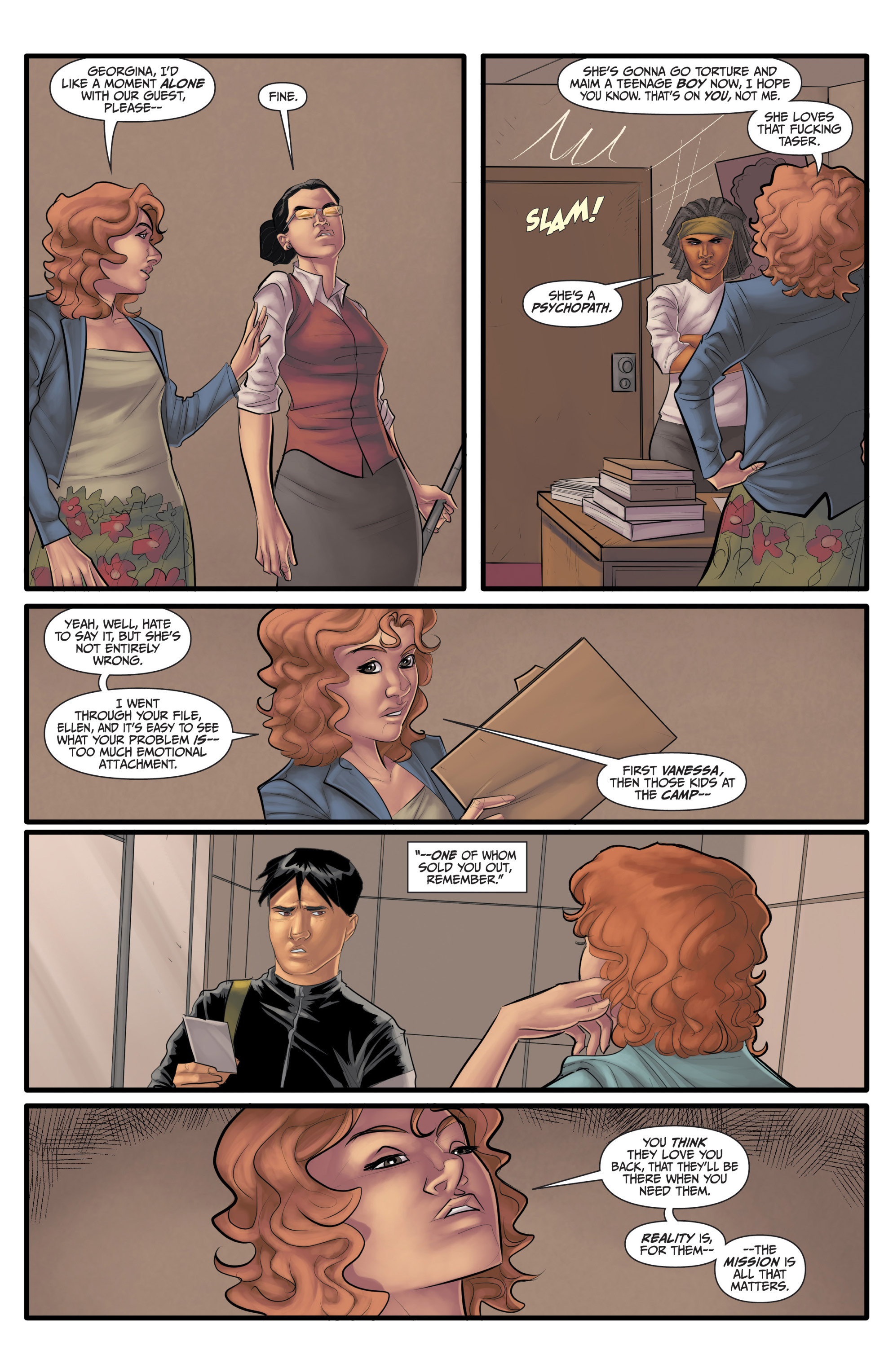Read online Morning Glories comic -  Issue #44 - 17
