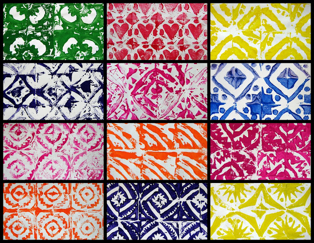 Middle School Printmaking Designs Middle School Printmaking Designs
