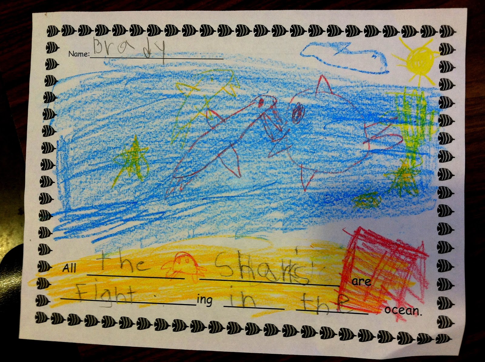 Kindergarten with Ms. Kylie Ocean Nouns and Verbs