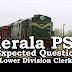 Kerala PSC Model Questions for LD Clerk - 39