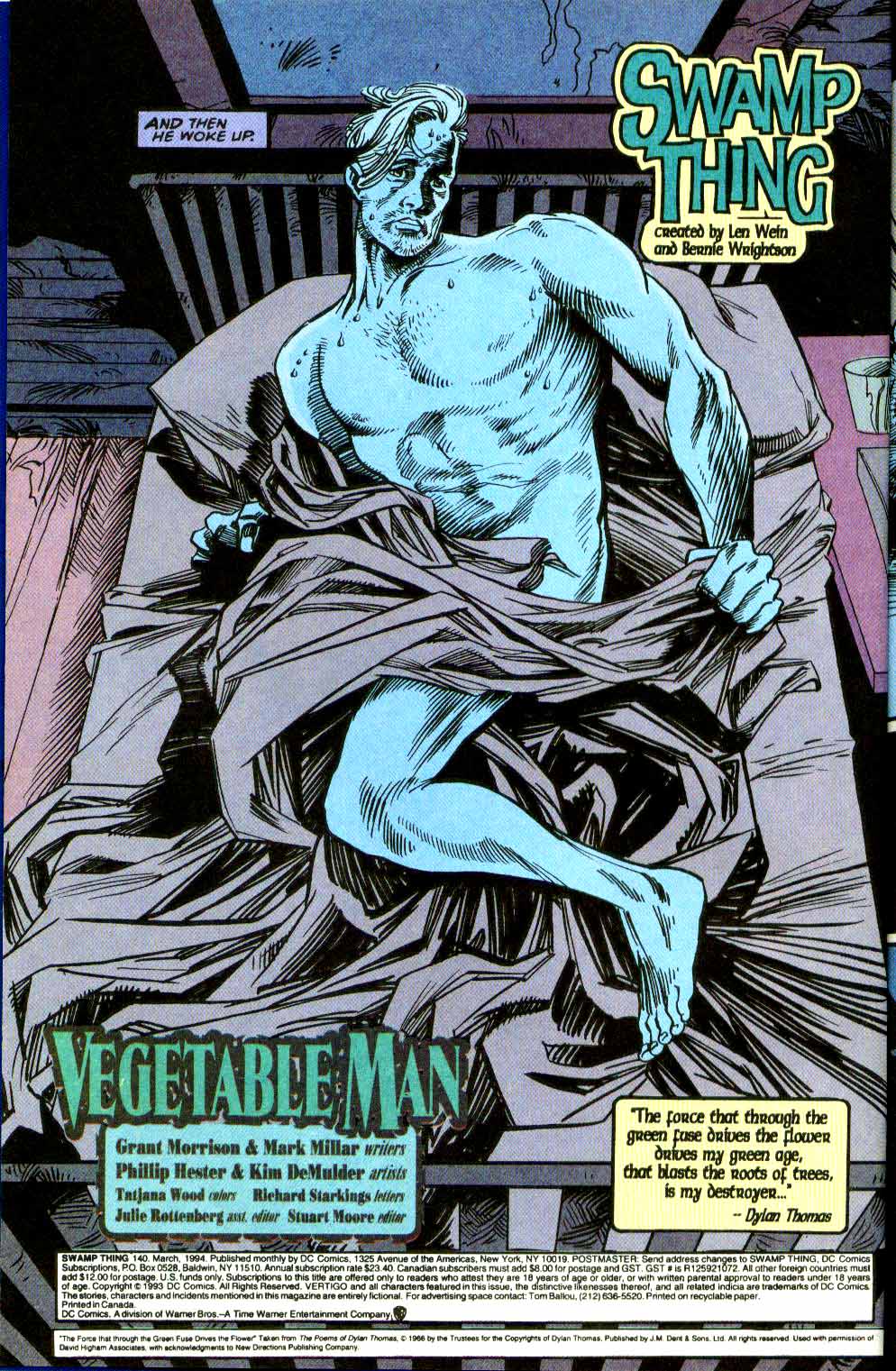 Read online Swamp Thing (1982) comic -  Issue #140 - 3