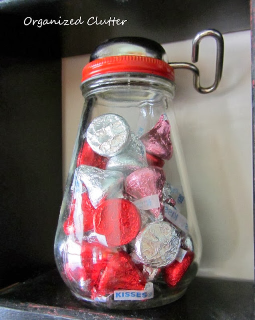 Valentine's Day Kisses in a Nut Grinder www.organizedclutterqueen.blogspot.com