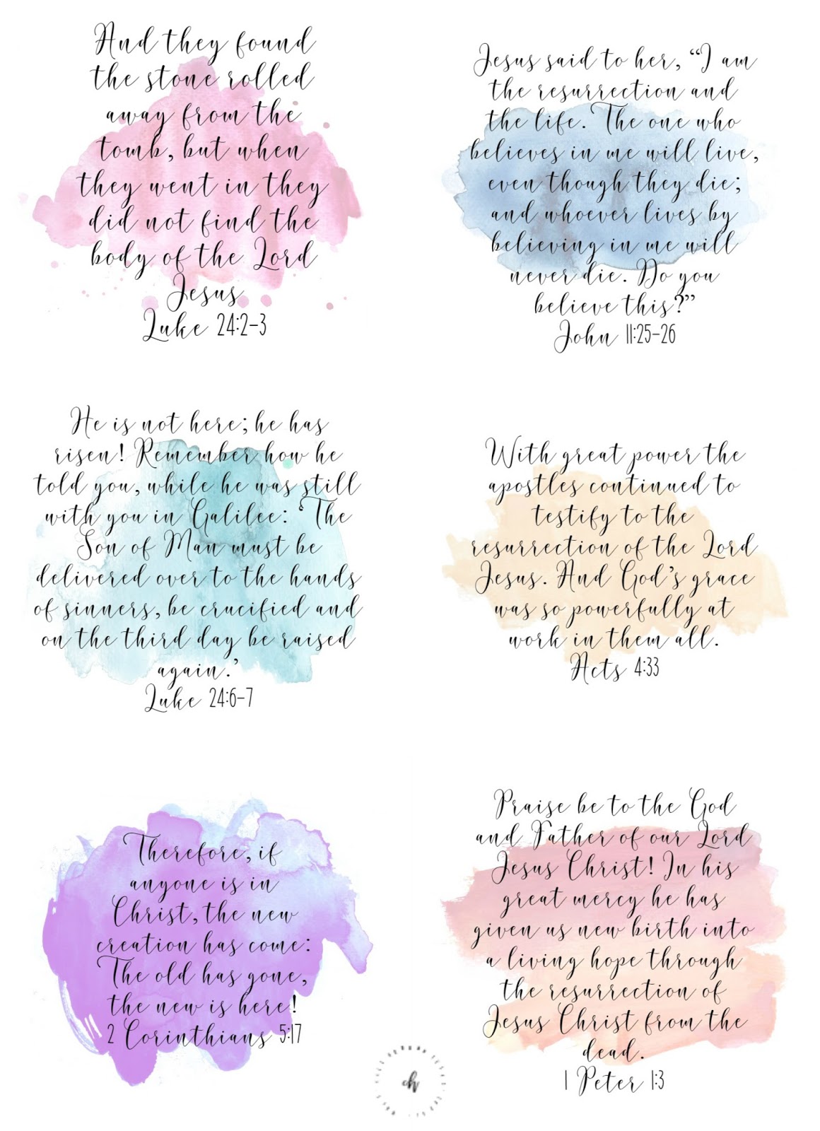 Easter Scripture  HALL AROUND TEXAS